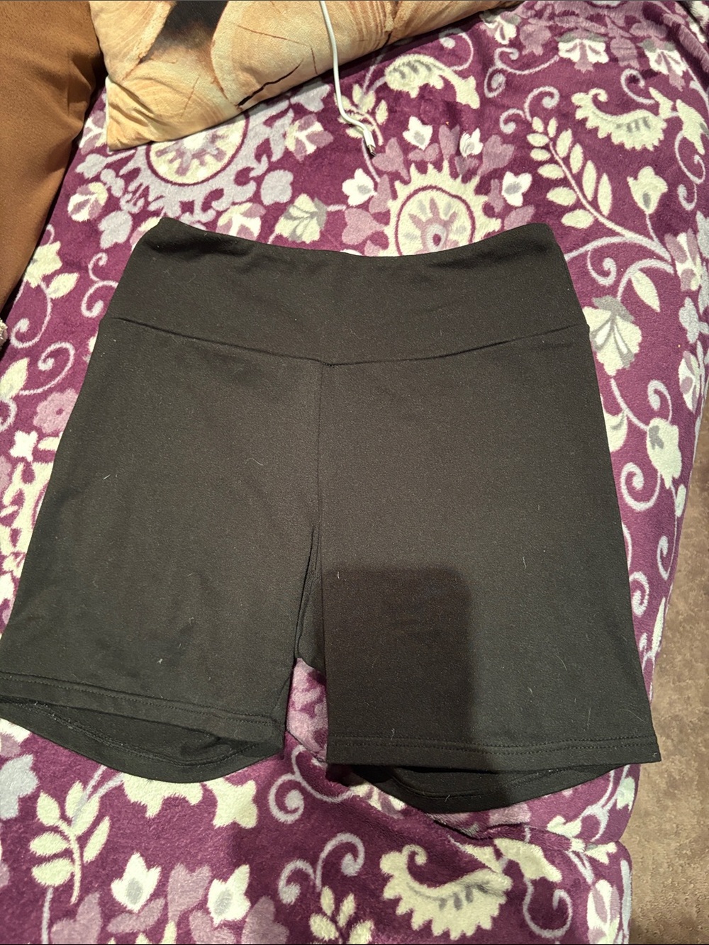 Black Women's Soft And Stretchy Active Shorts